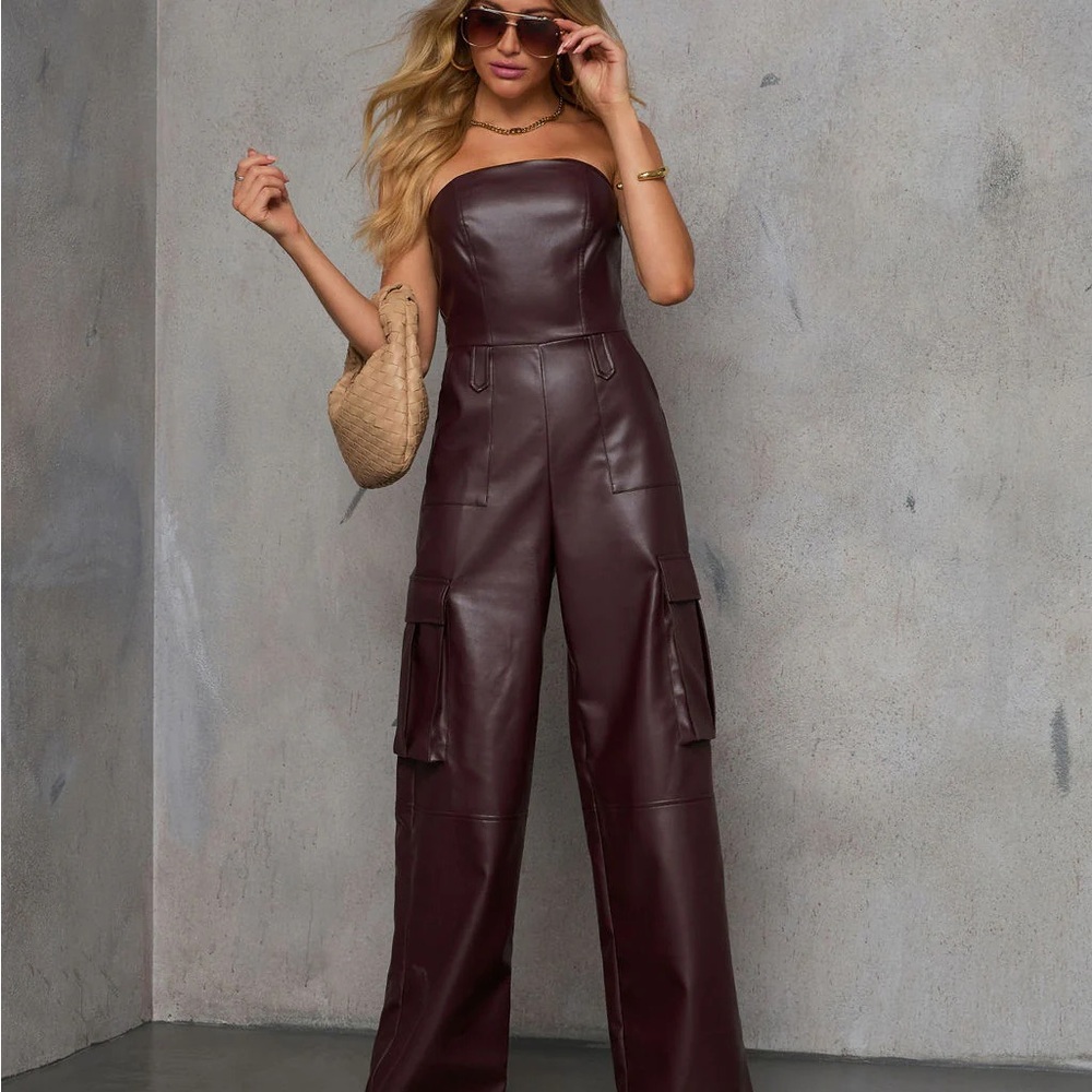 Elegant Strapless Jumpsuit
